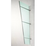 Side Blind Stainless Steel Frosted Green